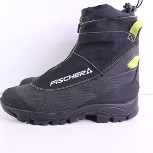 Fischer S20611 Men's Winter Boots Black Size EU 43 US 9 Nice Condition